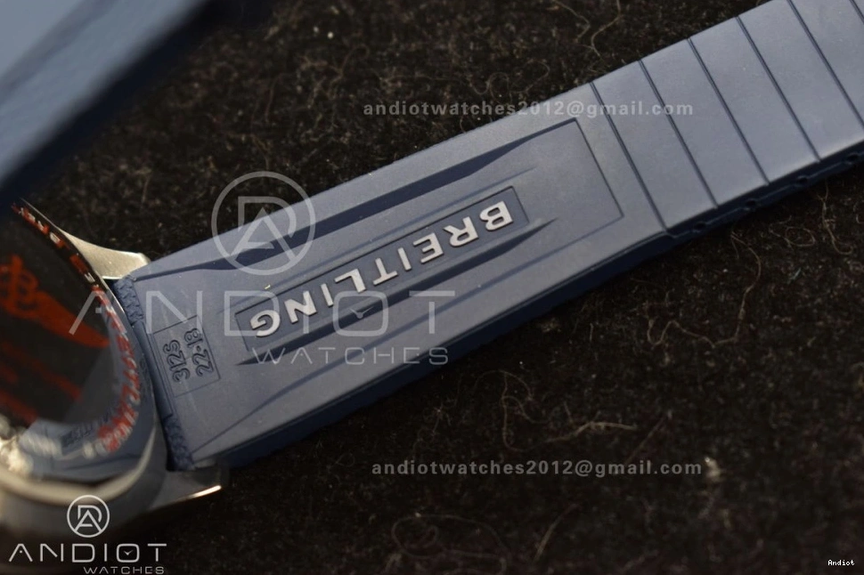 SuperOcean 1:1 Edition on Rubber 42 SS Strap Dial Best BLSF Blue A2824 Blue Automatic 0424